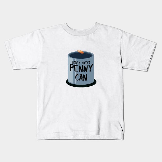 Penny Can! Kids T-Shirt by erinpriest